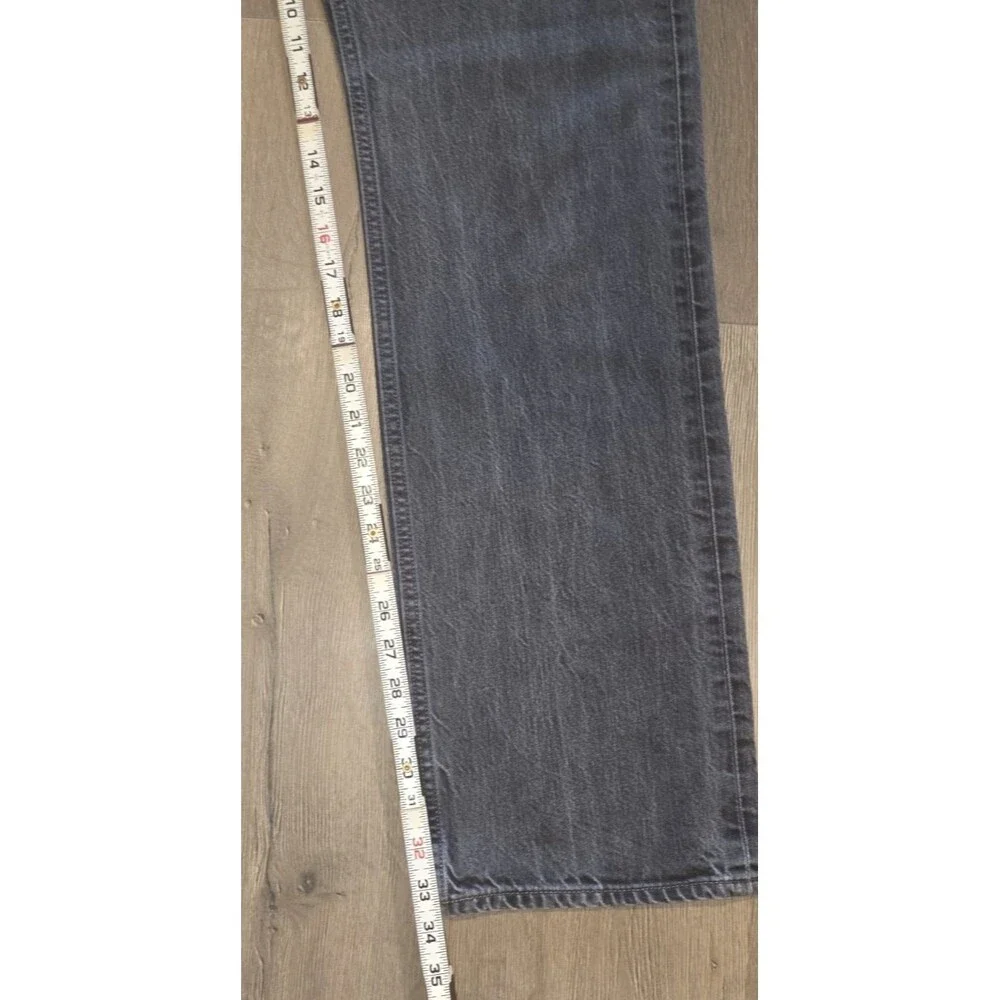 Mens Banana Republic Denim Jeans 33 X 34 Straight Leg black fade rinse Cotton